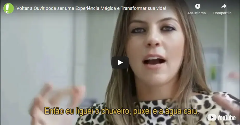 Cliente AudioNova contando sua experiencia
